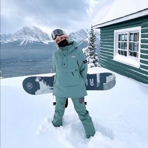 DOPE faded green Blizzard W ski/snowboard pants size M